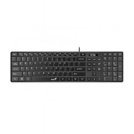 Teclado Genius SlimStar 126 com fio – Preto