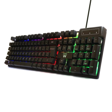 Teclado Ewent Gaming Iluminado USB – Preto