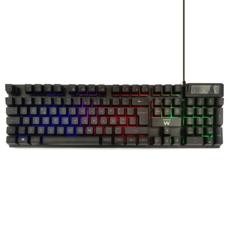 Teclado Ewent Gaming Iluminado USB – Preto