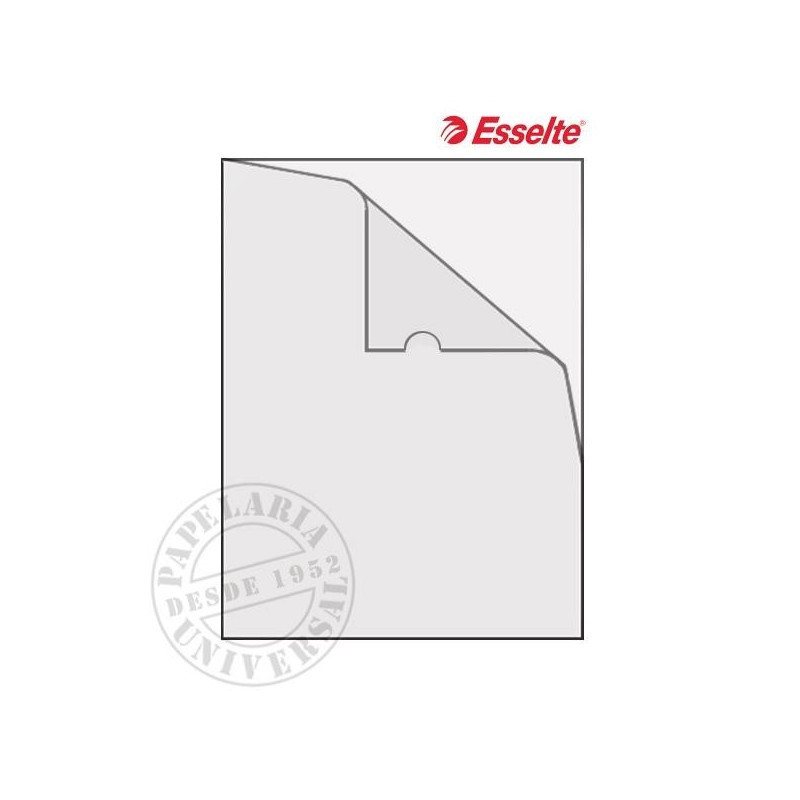 Bolsa Mica com Fole Esselte 170 Mic A4 PVC (Pacote com 10 unidades)