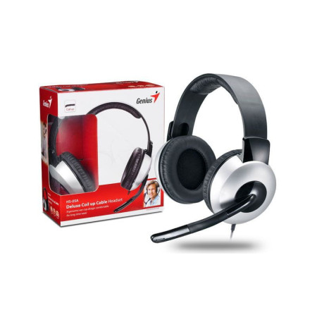Headset Genius HS-05A com Microfone e Cabo Enrolador