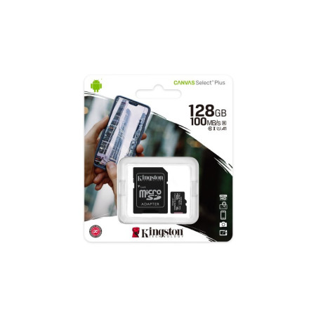 Cartão MicroSD 128GB CL10 SDXC 100MB/s c/ Adaptador