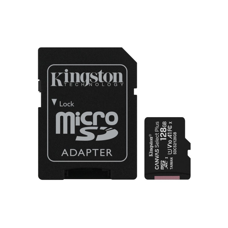 Cartão MicroSD 128GB CL10 SDXC 100MB/s c/ Adaptador
