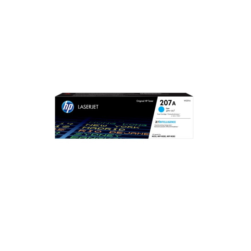 Toner HP 207A Azul (1.250 páginas) para LaserJet Pro M283 | M2J Tecnologia