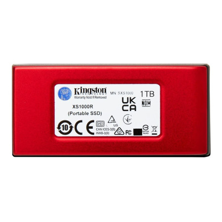 SSD Externo Kingston 1TB USB 3.2 Vermelho | M2J Tecnologia