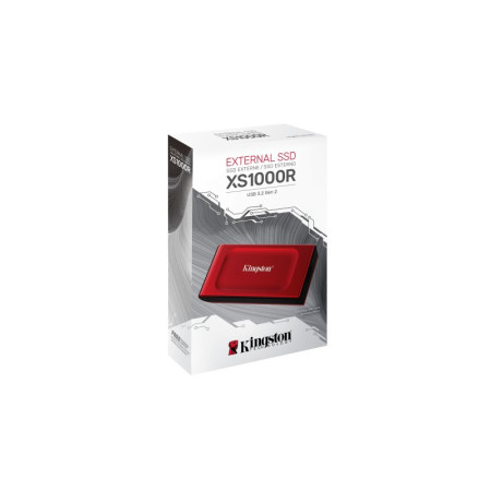 SSD Externo Kingston 1TB USB 3.2 Vermelho | M2J Tecnologia