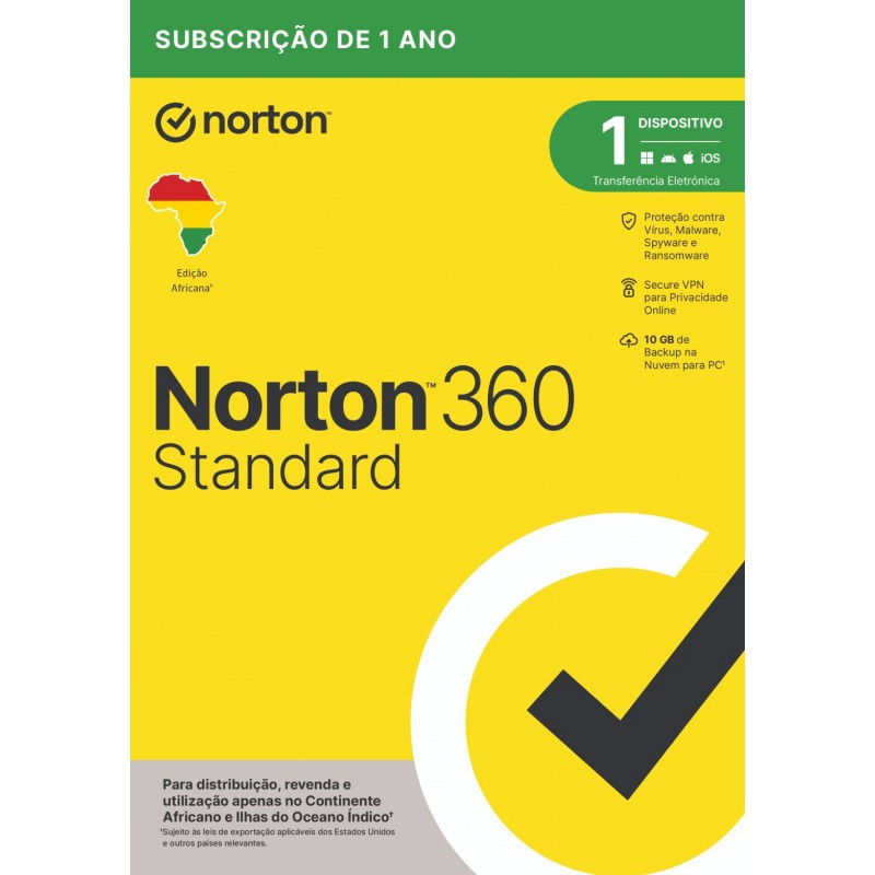 Norton 360 Standard 2024 – 1 Ano | 1 Dispositivo | M2J Tecnologia