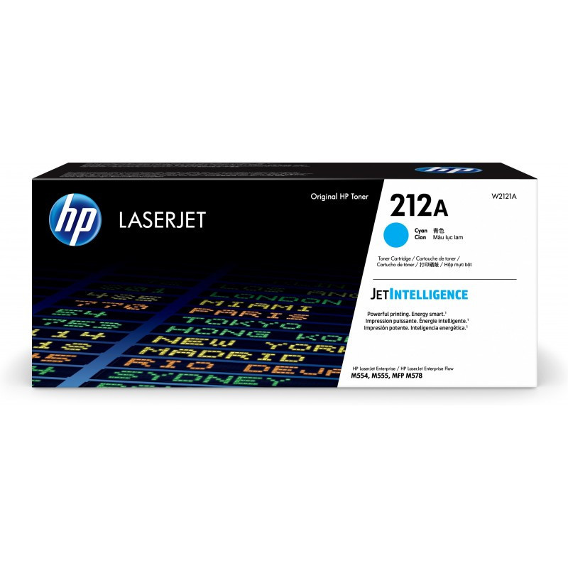Toner HP 212A Azul (4.500 páginas) para LaserJet Enterprise M5xx | M2J Tecnologia