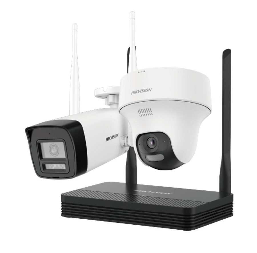 HIKV KIT DE CAMERA WIFI NKS422W02H 2MP BULLET+TURRET