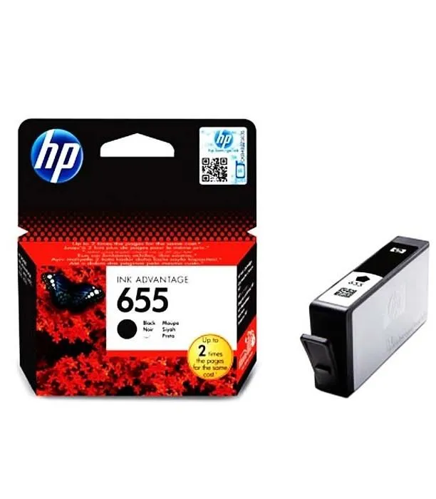 Tinteiro HP 655 CZ109AE Preto 550 Páginas