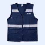 Colete Multibolsos com Faixas Reflectoras