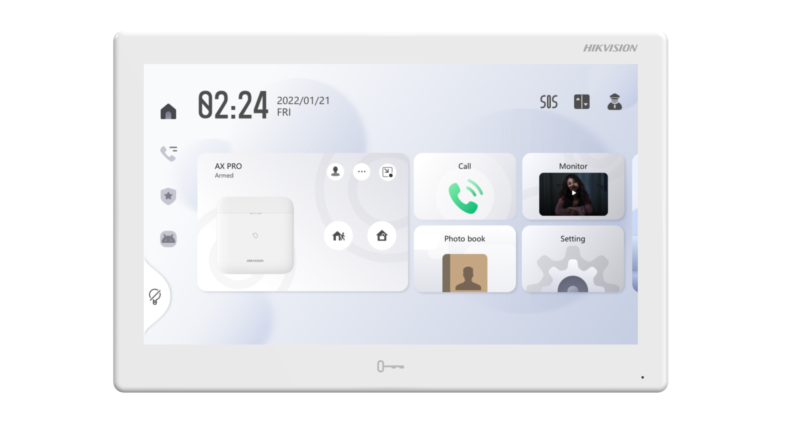 HIKV VIDEO PORTEIRO IP MONITOR DS-KH9510-WTE1(B)