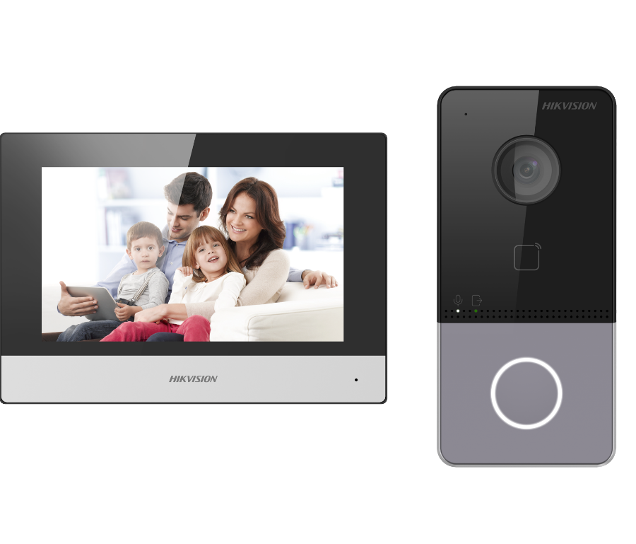 KIT DE VIDEO PORTEIRO Hikivision DS-KIS603-P(C)