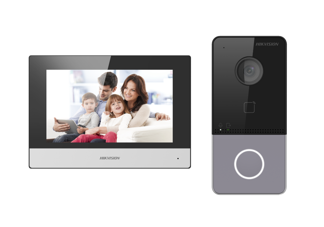 KIT DE VIDEO PORTEIRO Hikivision DS-KIS603-P(C)