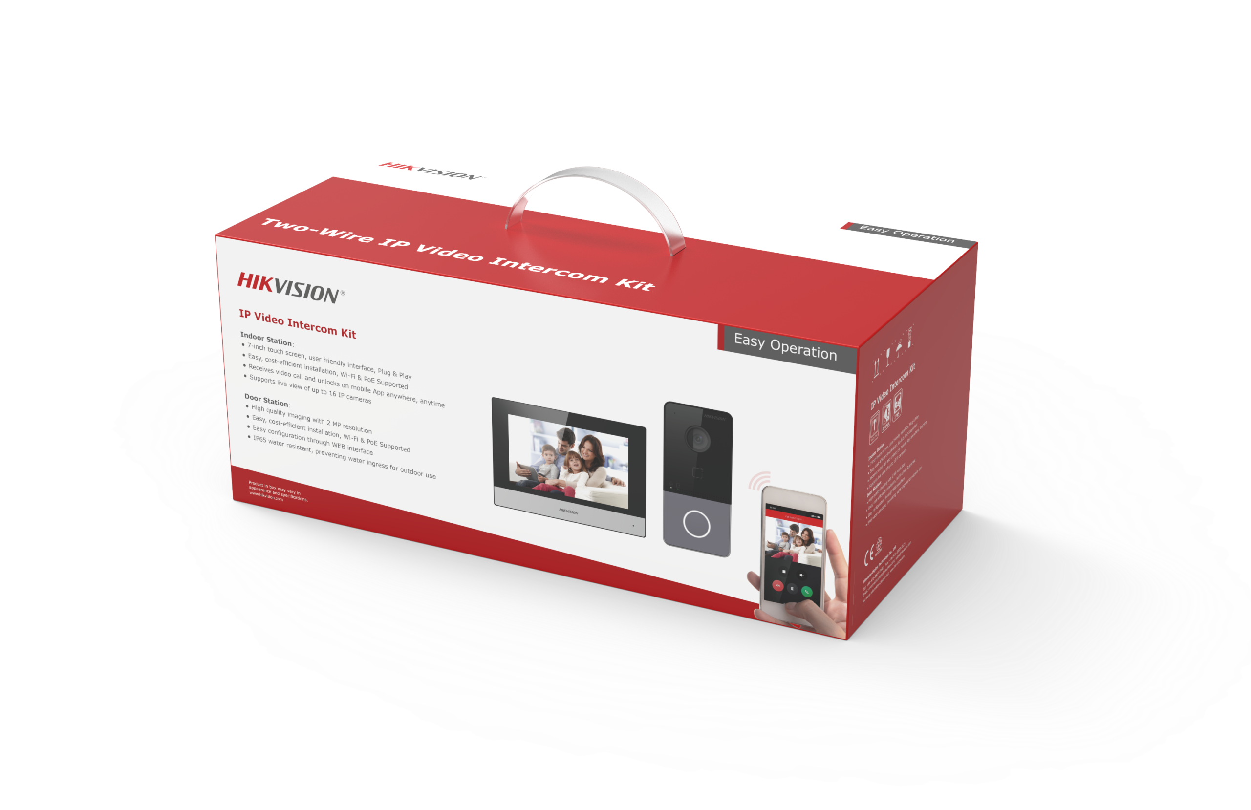 KIT DE VIDEO PORTEIRO Hikivision DS-KIS603-P(C) - Imagem 2