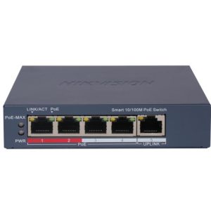 Switch Hikvision DS-3E1105P-EI 4 Portas PoE Smart