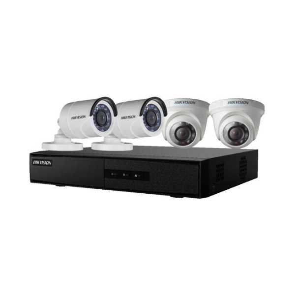 HIKV KIT ANALOGICO DS-J142I/E04HGHI-B+2+2CAM