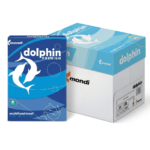 PAPEL A4 80G/M² DOLPHIN – CAIXA COM 5 RESMAS