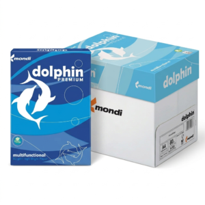 PAPEL A4 80G/M² DOLPHIN – CAIXA COM 5 RESMAS