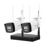 Kit de Câmeras WiFi Hikvision NKS422W0H 2MP com 2 Câmeras Bullet