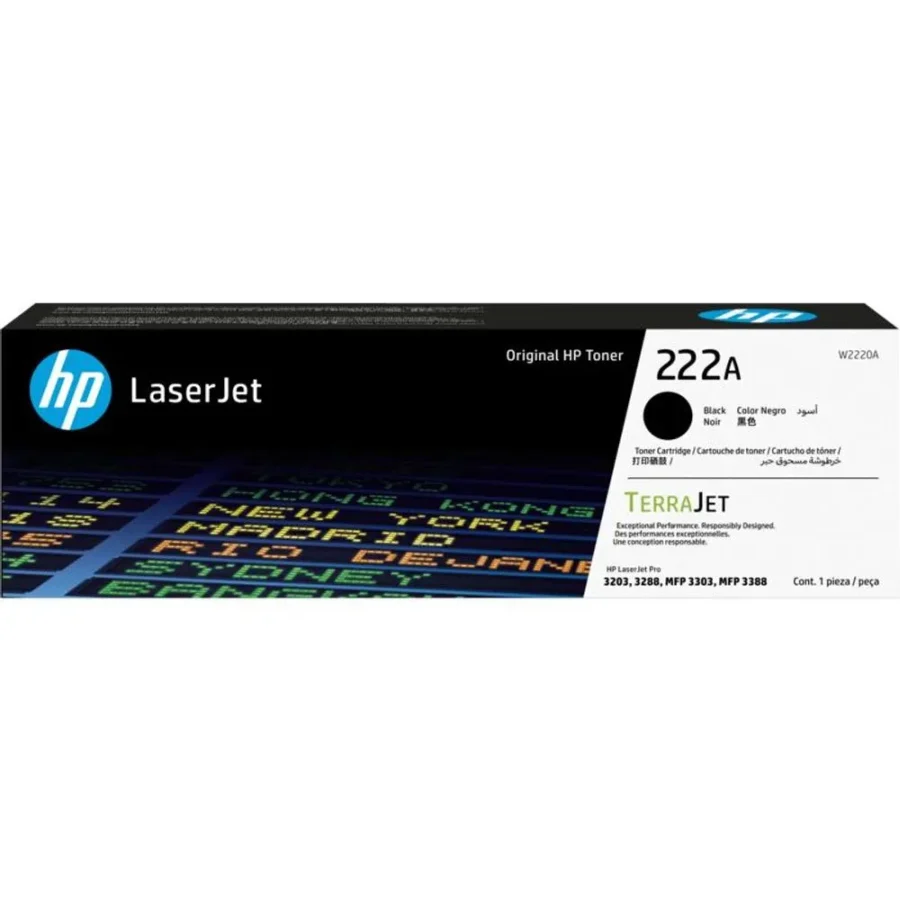 Toner HP 222A Preto (W2220A)