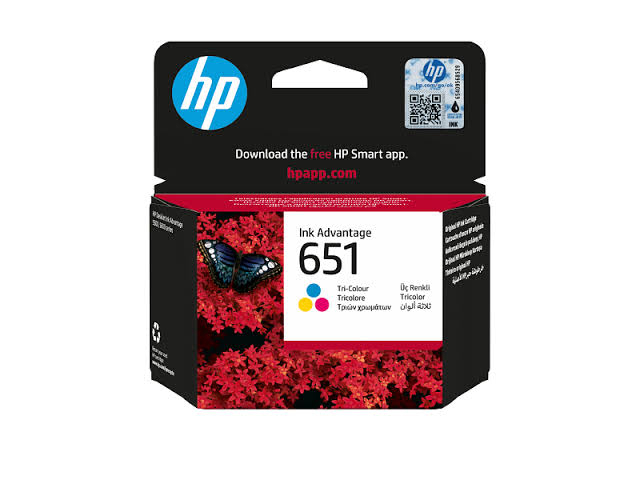 Tinteiro HP 652 F6V24AE Tricolour 3835