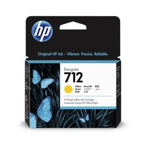 Tinteiro HP 712 3ED69A Amarelo 29ml