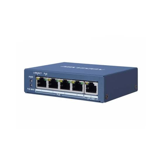 Switch Hikvision DS-3E0505P-E/M Gigabit PoE 5 Portas