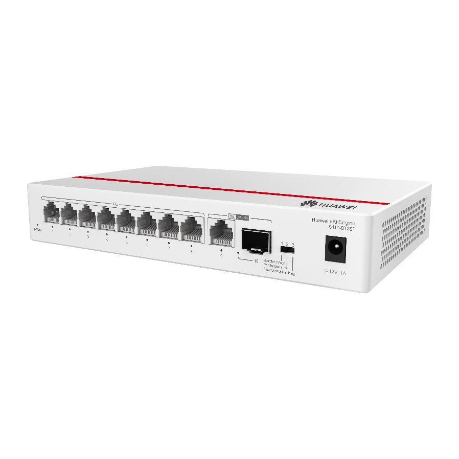 Switch Huawei S110-8T2ST 8 Portas Gigabit + 1 SFP - Imagem 3