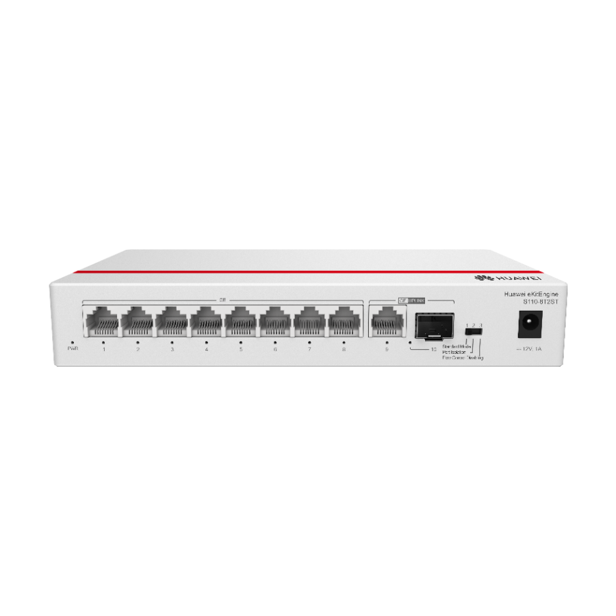 Switch Huawei S110-8T2ST 8 Portas Gigabit + 1 SFP