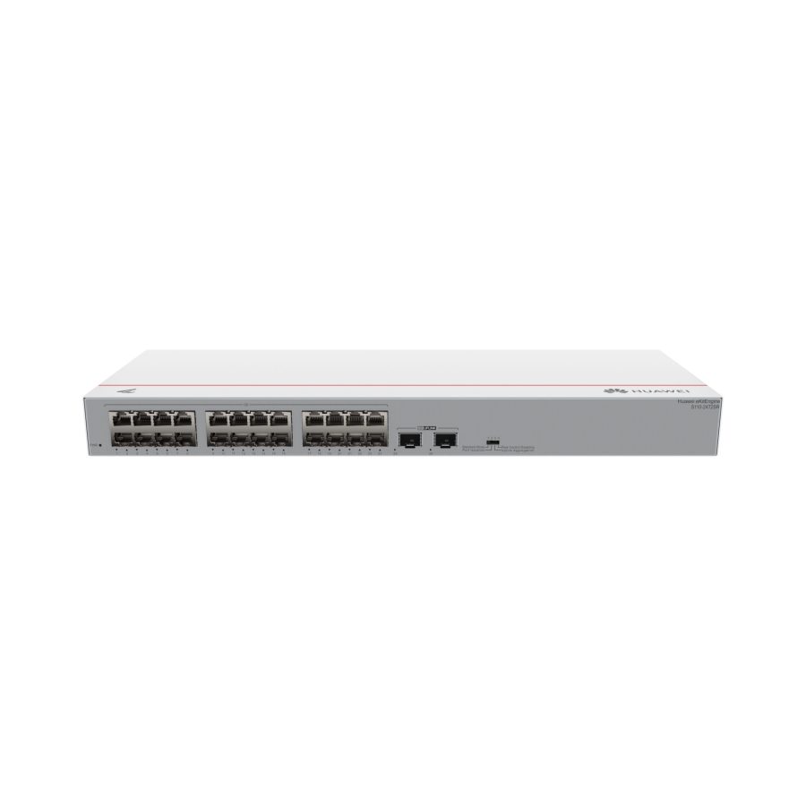Switch Huawei S110-24T2SR 24 Portas Gigabit + 2 SFP 52Gbps 1U Rack
