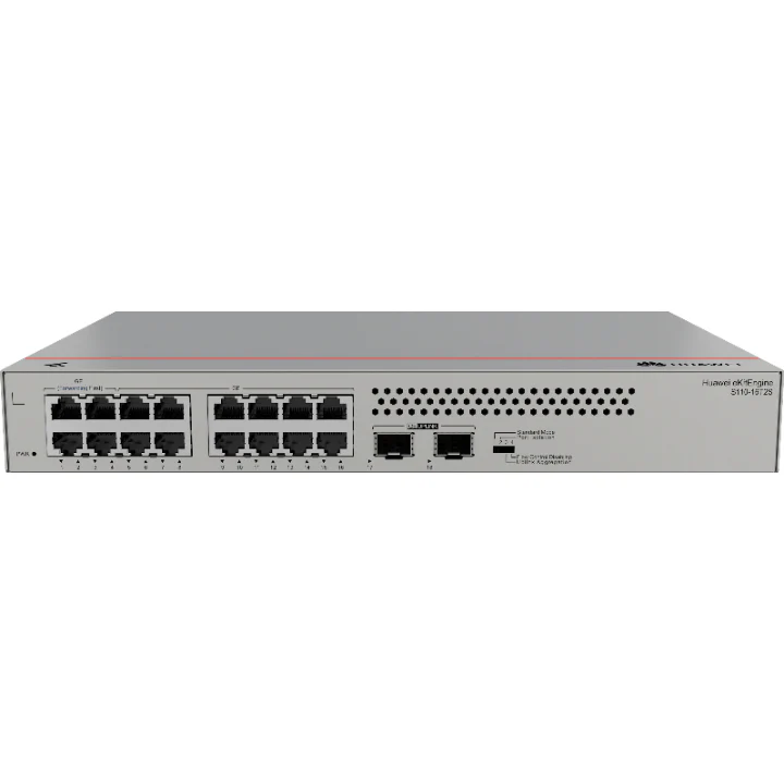 Switch Huawei S110-16T2S 16 Portas Gigabit + 2 SFP Fanless
