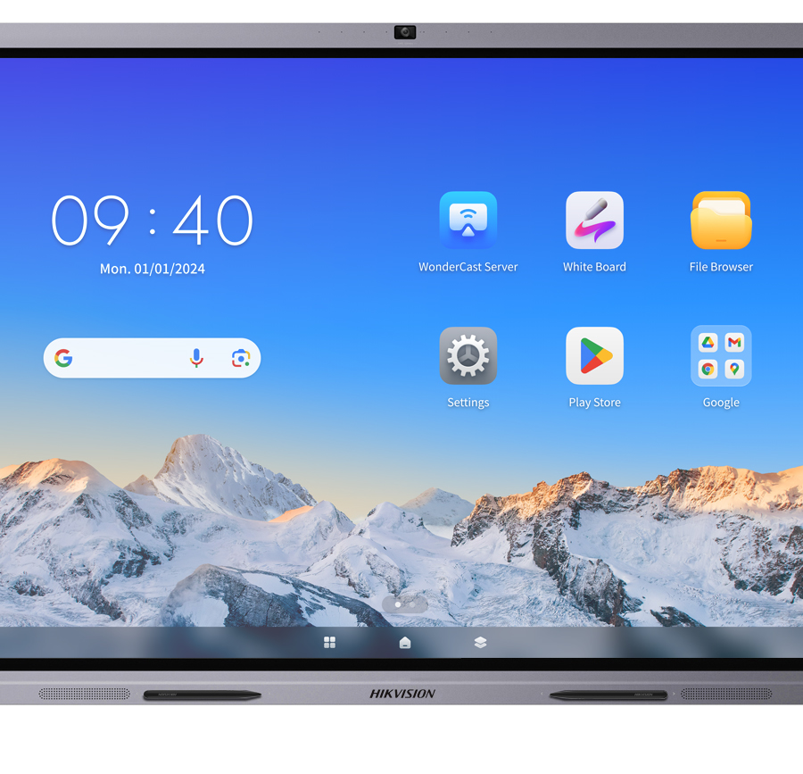 PAINEL INTERACTIVO 65" HIKVISION 4K TOUCH ANDOID 8GB WI-FI PRETO