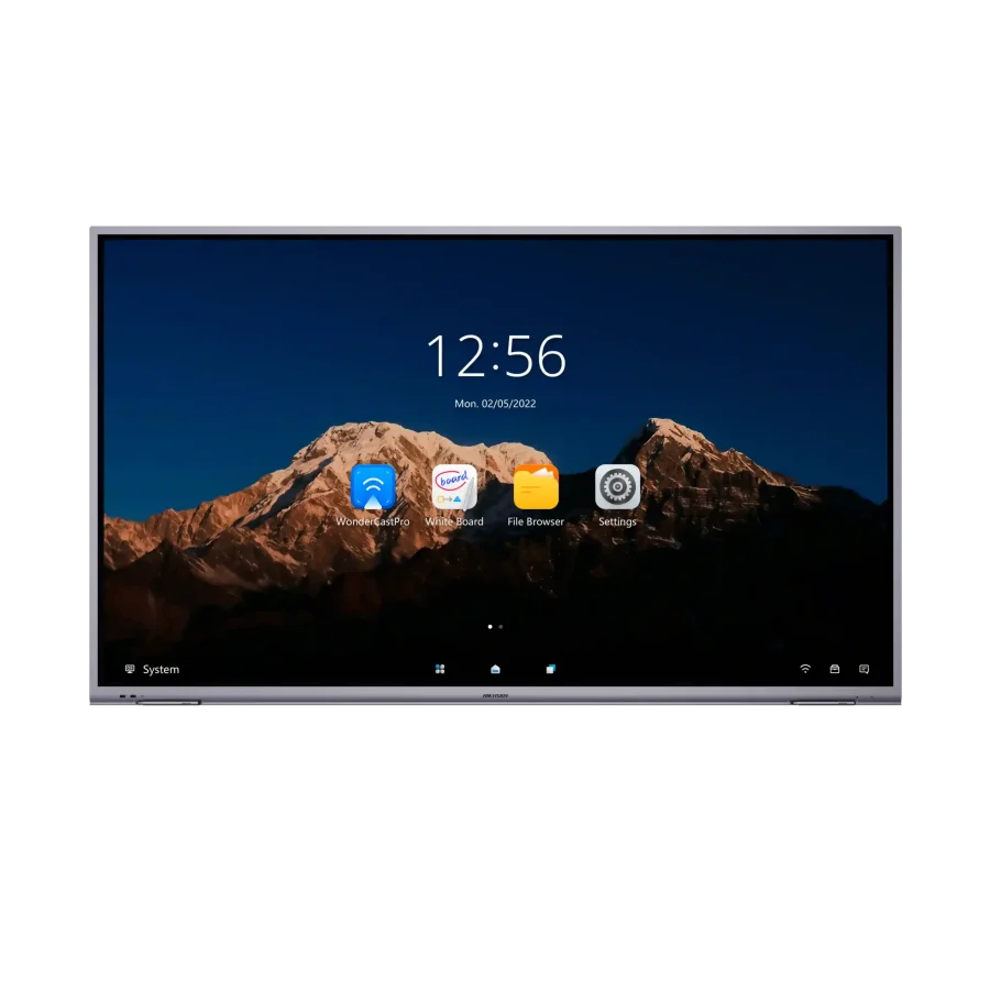 Painel Interativo Hikvision 86" 4K Touch Android 8GB Wi-Fi Preto