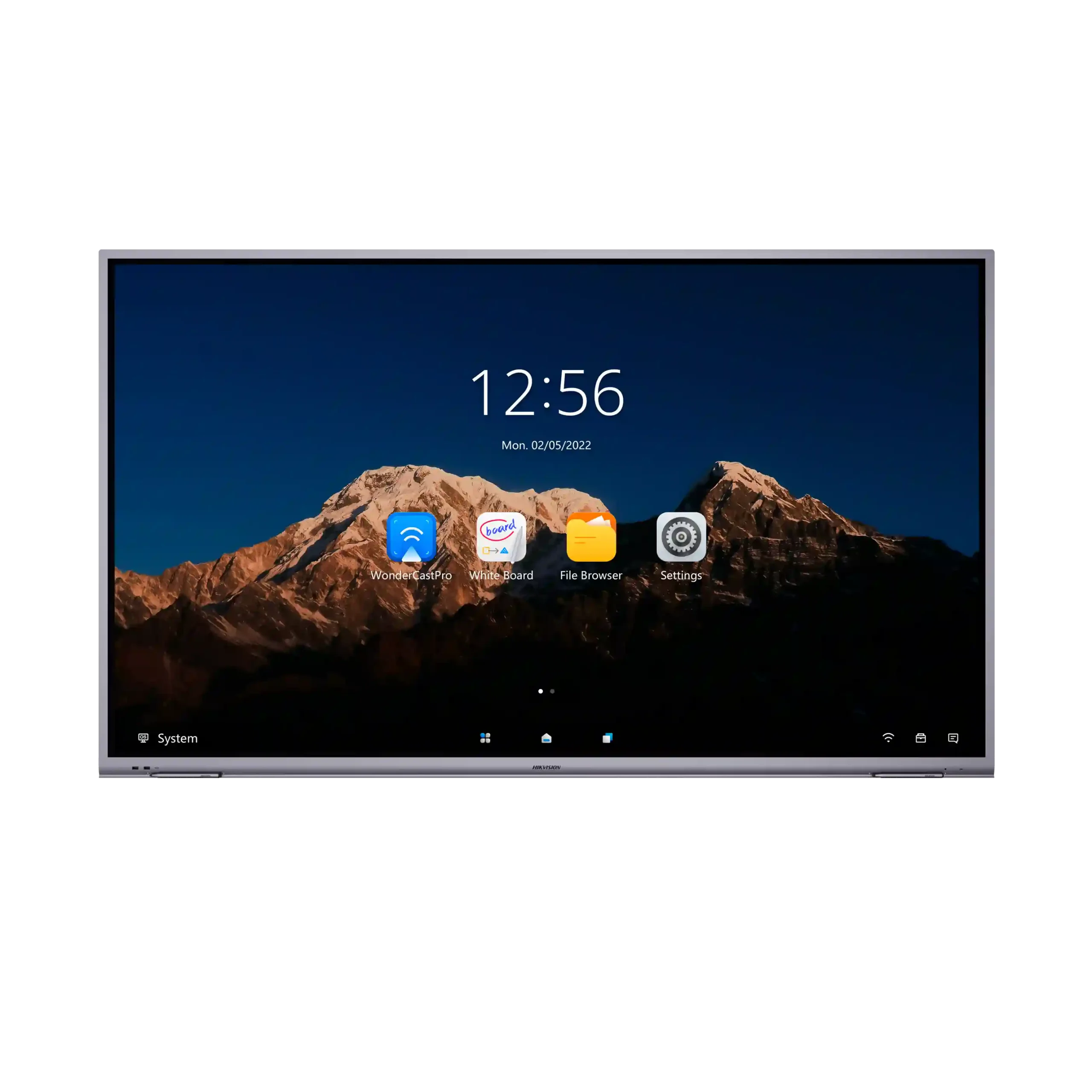 Painel Interativo Hikvision 86" 4K Touch Android 8GB Wi-Fi Preto