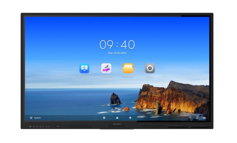 Painel Interativo Hikvision 65" 4K Touch Android Windows Wi-Fi - Image 2