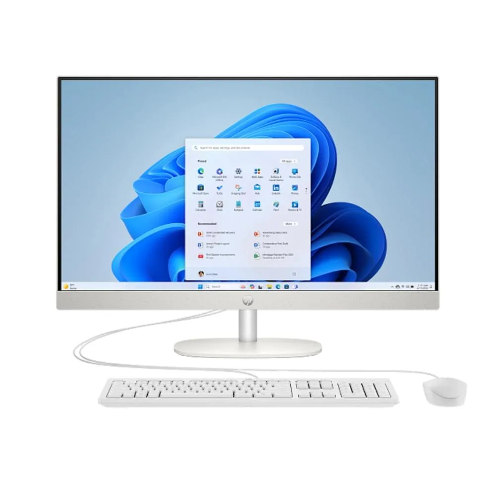 PC All-in-One HP 27 CR Series Intel Core Ultra 5 225U 16GB 1TB SSD Branco
