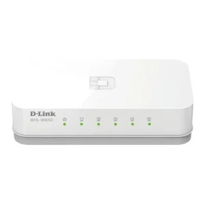 Switch 5 Portas 10/100 Mbps Sem Gestão Branco Fast Ethernet