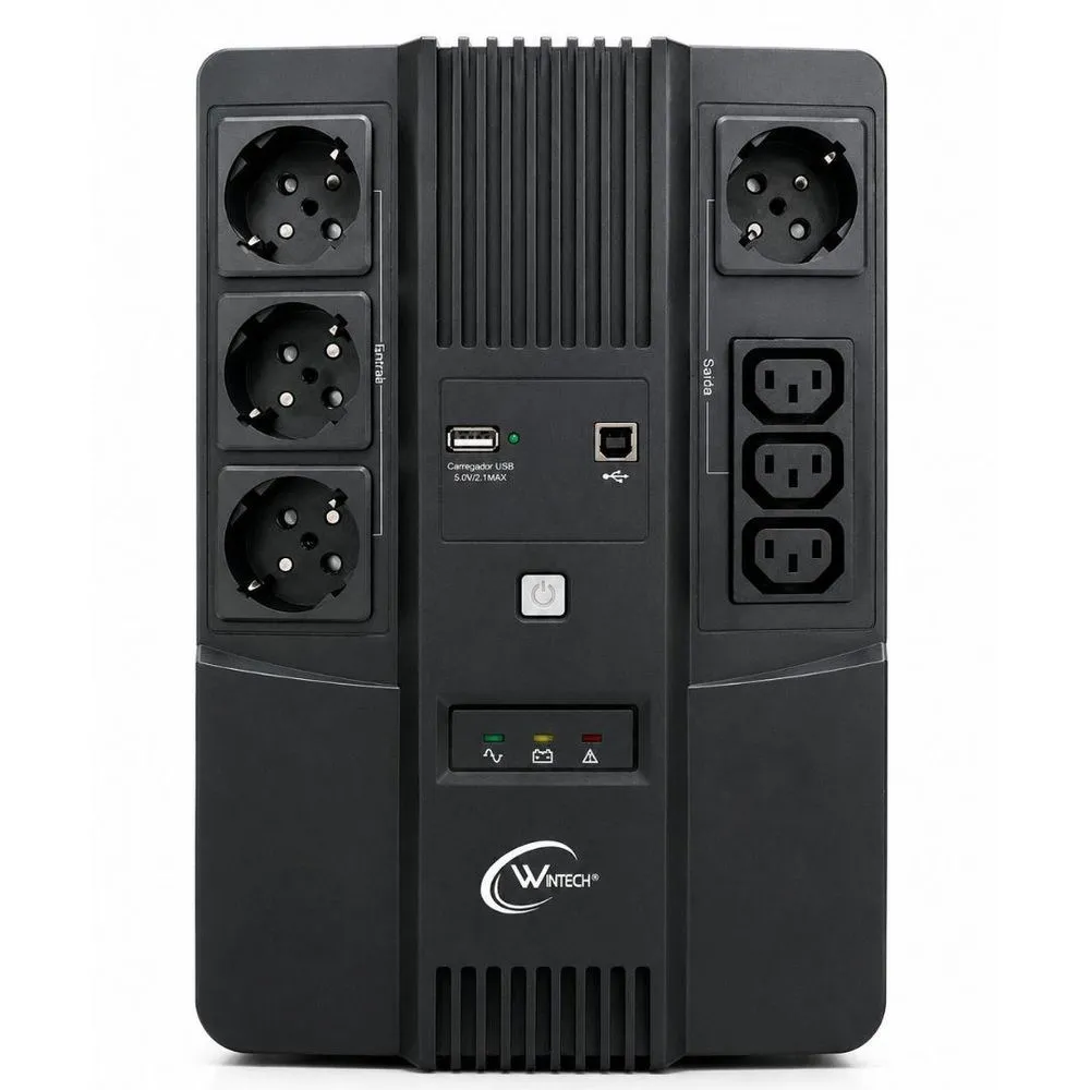 UPS Wintech KS 600VA Offline para Computadores e Escritórios