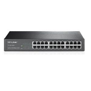 Switch TP-Link 24 Portas 10/100 Mbps Sem Gestão Desktop 13