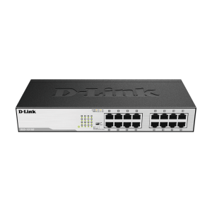 Switch D-Link 16 Portas 10/100 Mbps Sem Gestão Metal