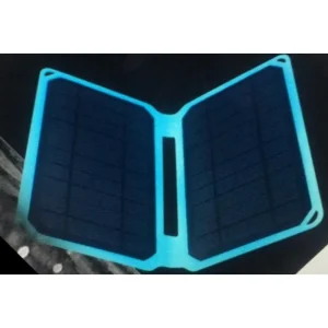 Painel Solar Dobrável 10W 2xUSB 5V 2A Portátil
