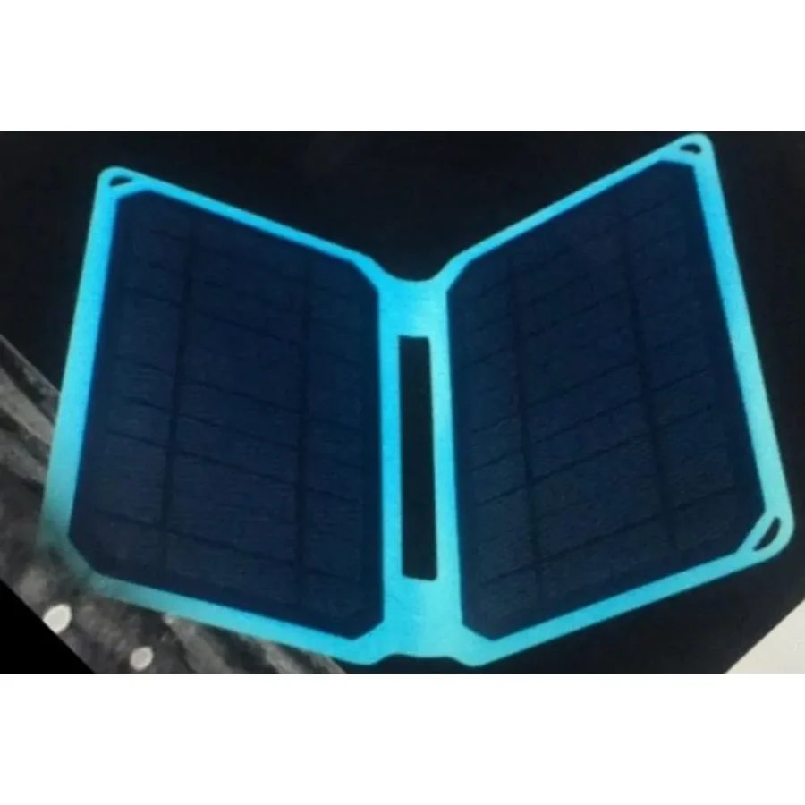 Painel Solar Dobrável 10W 2xUSB 5V 2A Portátil