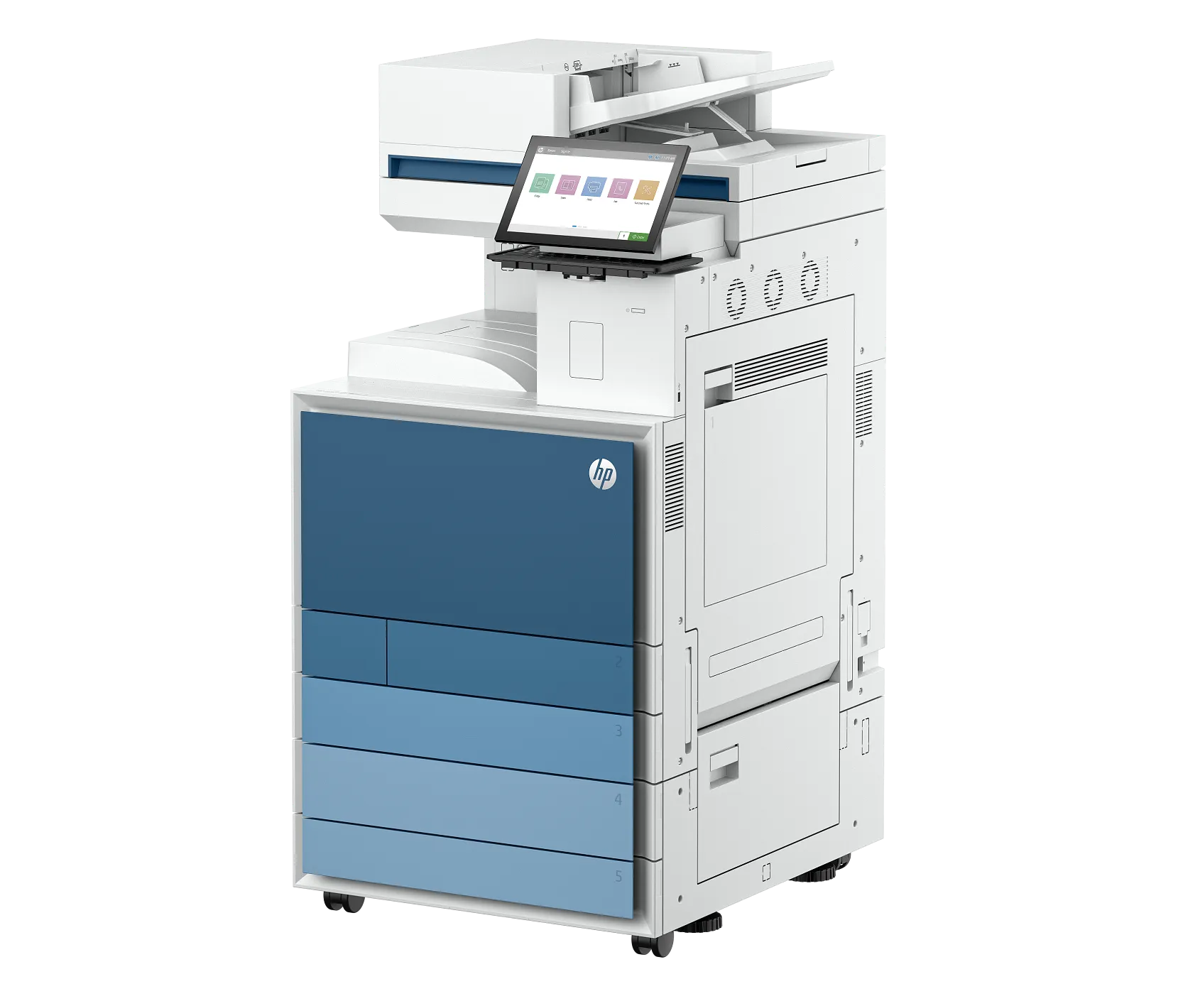 IMPRESSORA HP LaserJet Color M8801Z MFP Enterprise A3 23 PPM ADF Ethernet - Imagem 4