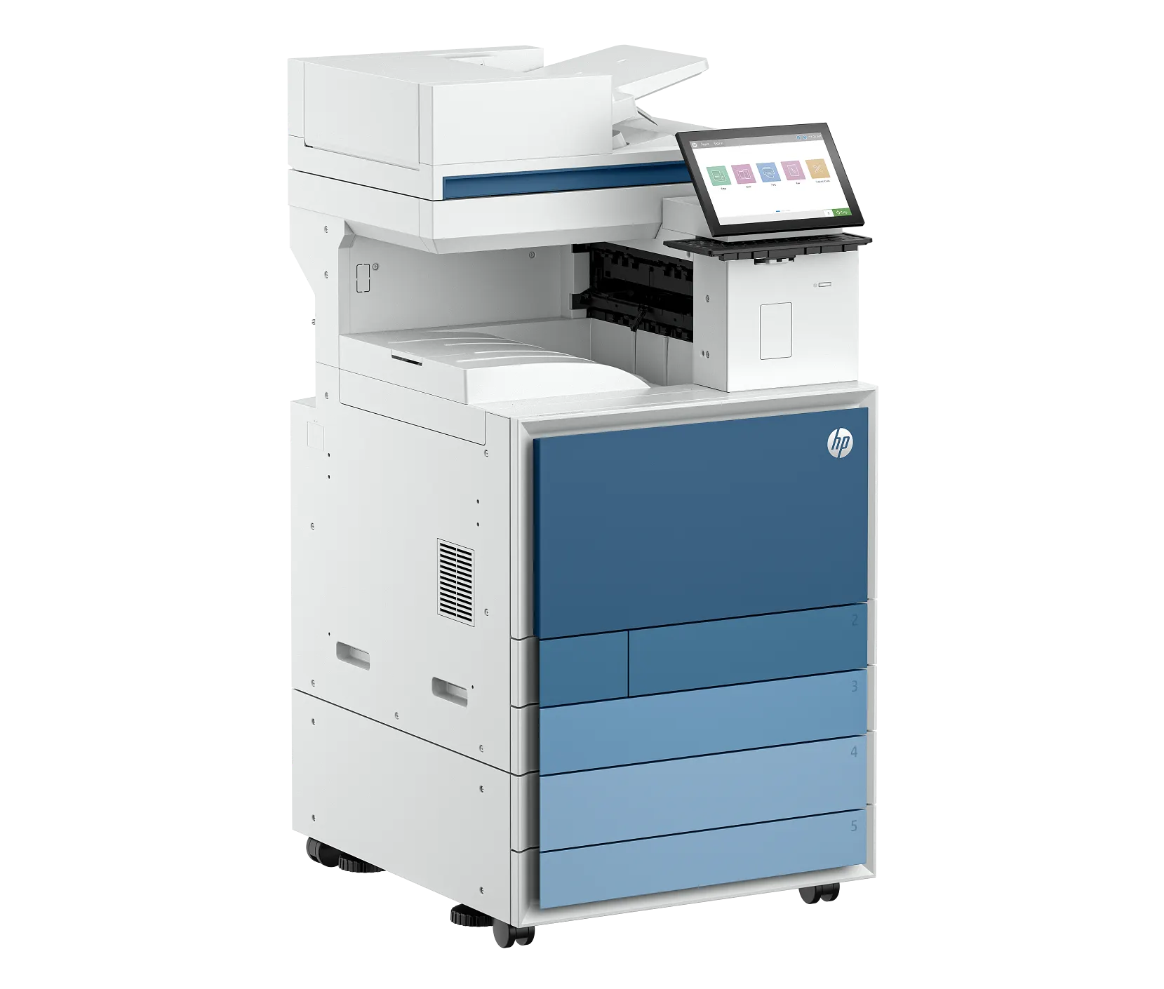 IMPRESSORA HP LaserJet Color M8801Z MFP Enterprise A3 23 PPM ADF Ethernet - Imagem 2