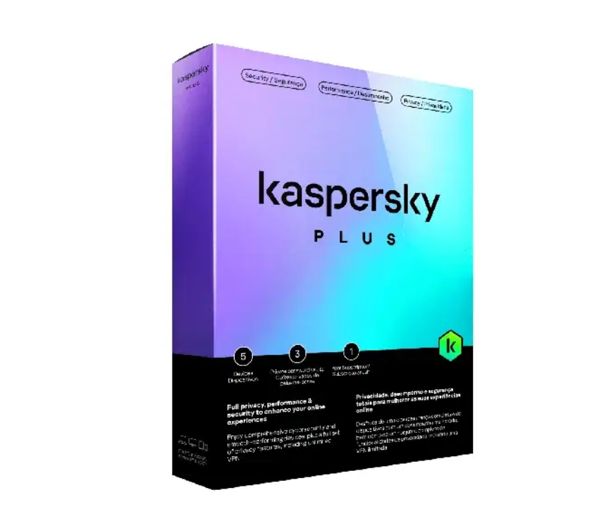 SW  ANTIVIRUS KASPERSKY PLUS 5 PCS