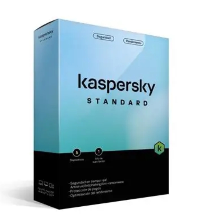 Antivírus Kaspersky Standard – Licença para 5 Dispositivos (1 Ano)